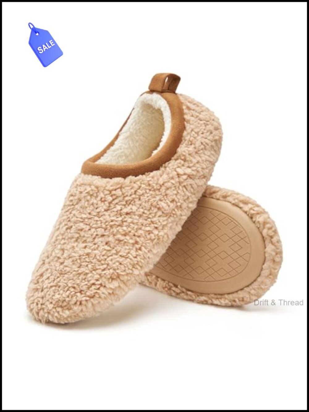 Fluffy Plush Memory Foam House Slippers Cozy Non-Slip Indoor